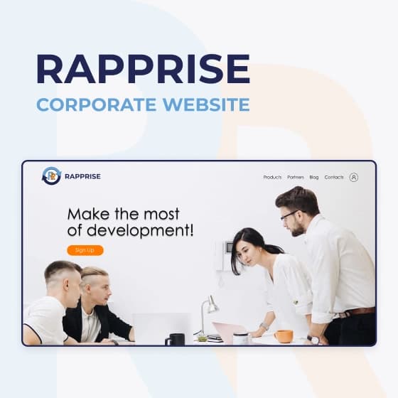 Разработка сайта для IT компании по разработке бизнес-приложений Rapprise